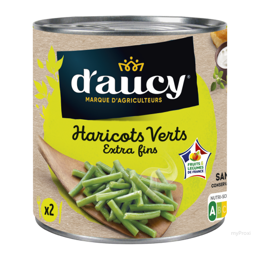 1/2 HARICOT VERT EXT.FIN DAUCY