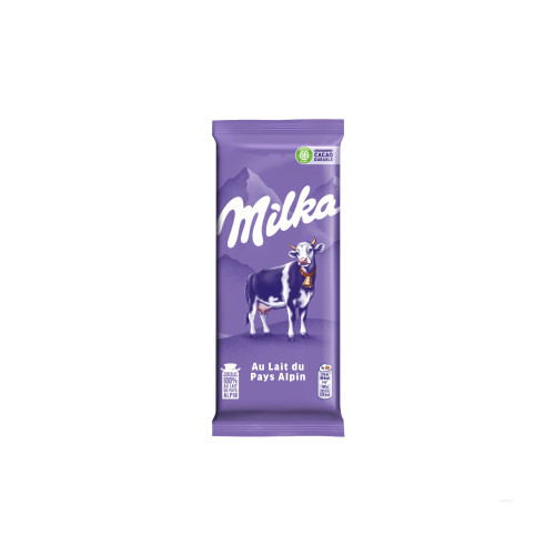 100G CHOCOLAT LAIT MILKA      