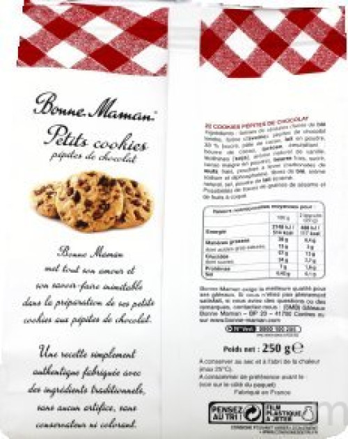 250G PT COOKIE PEPITE CHOCO BM