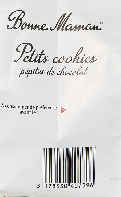 250G PT COOKIE PEPITE CHOCO BM