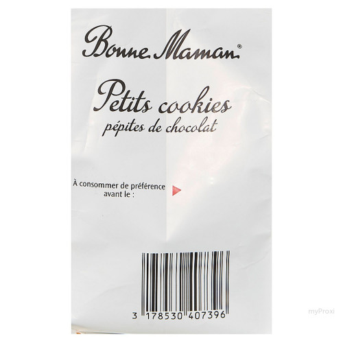250G PT COOKIE PEPITE CHOCO BM