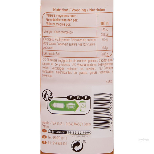 2L PET TROPIC GOURMANDE CRF CL