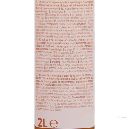 2L PET TROPIC GOURMANDE CRF CL