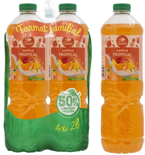 4X2L LOT BOISSON AUX FRUITS