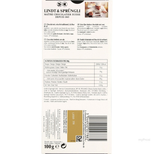 100G EXCEL.NR FLR DE SEL LINDT