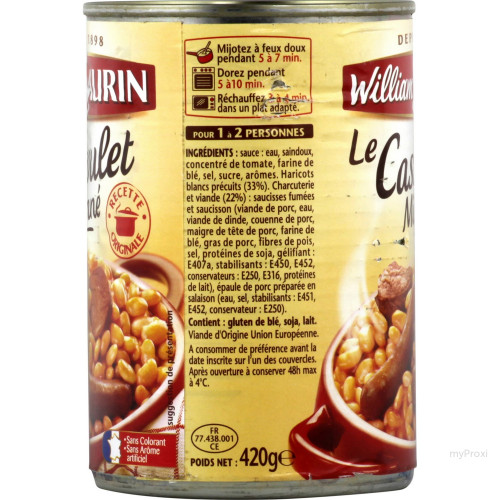 420G CASSOULET WILLIAM SAURIN