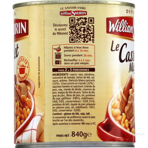 840G CASSOULET WILLIAM SAURIN