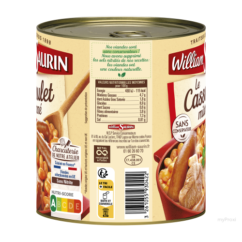 840G CASSOULET WILLIAM SAURIN