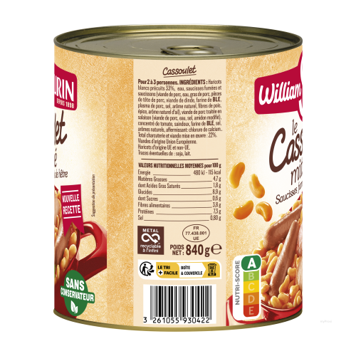 840G CASSOULET WILLIAM SAURIN
