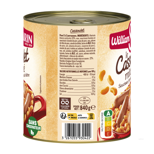840G CASSOULET WILLIAM SAURIN