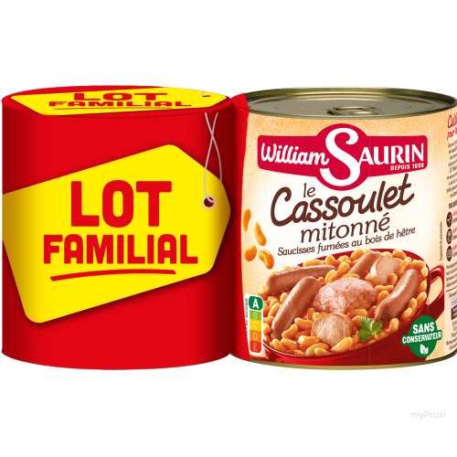 LOT 2X840G CASSOULET WILLIAM S