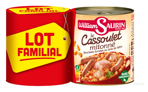 LOT 2X840G CASSOULET WILLIAM S