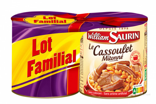 LOT 2X840G CASSOULET WILLIAM S