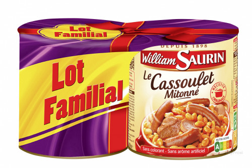 LOT 2X840G CASSOULET WILLIAM S
