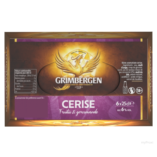 6X25CL GRIMBERGEN CERISE 6%V